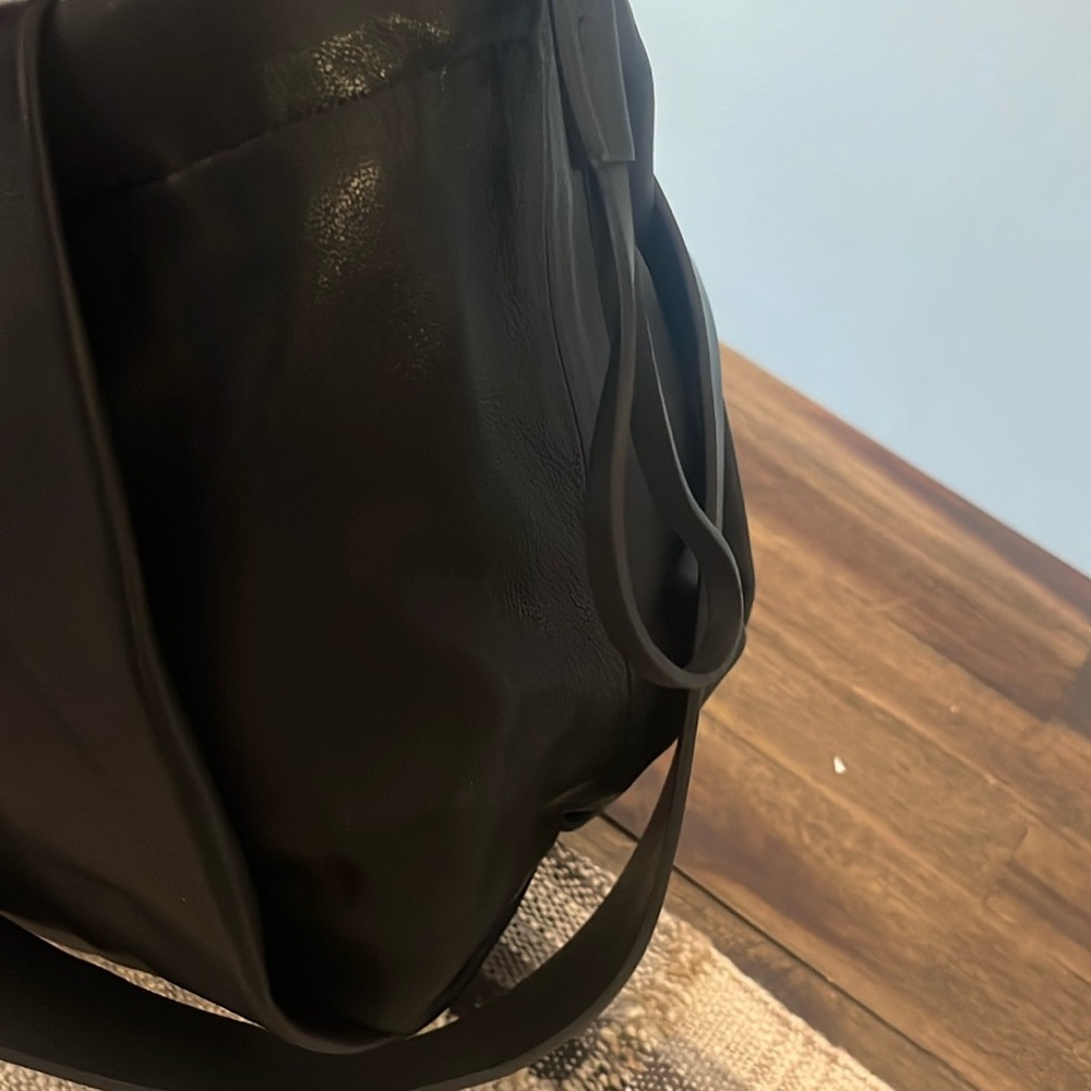 COS Lamb Leather Bucket Tote Bag - Picture 6 of 17